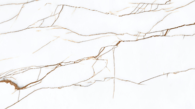 Cross-cut and vein-cut travertine tiles showing different vein directions